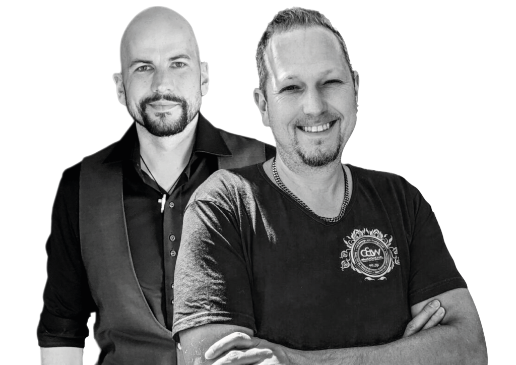 CEO Christian Tränkl und CEO Mathias Tränkl, Inhaber c&w das Werbezentrum, Ihr Ansprechpartner wenn es um kreative Beschriftung und effektive Werbung geht. Ihr Expertenteam für kreative Fahrzeugbeschriftung und effektive Außenwerbung.